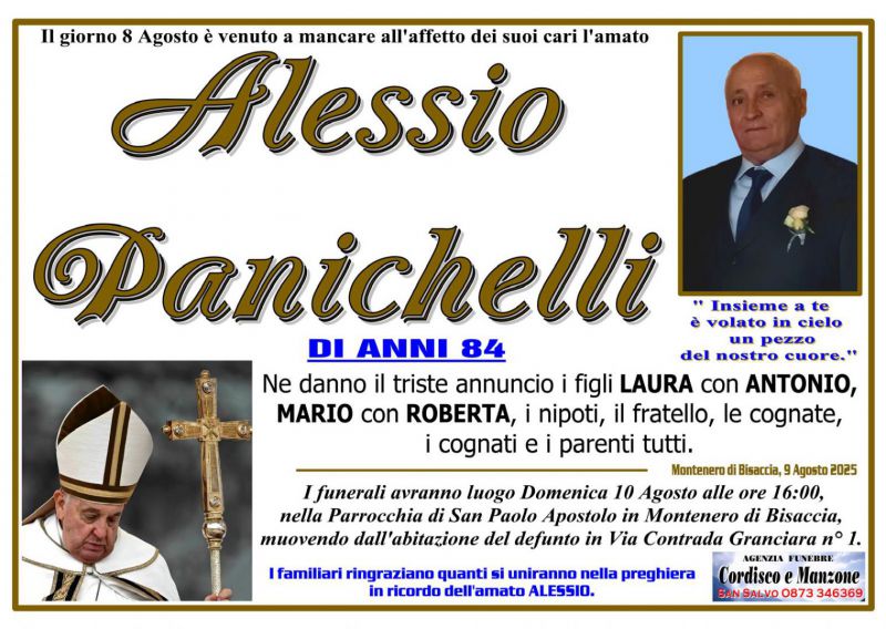 Alessio Panichelli 9/08/2025
