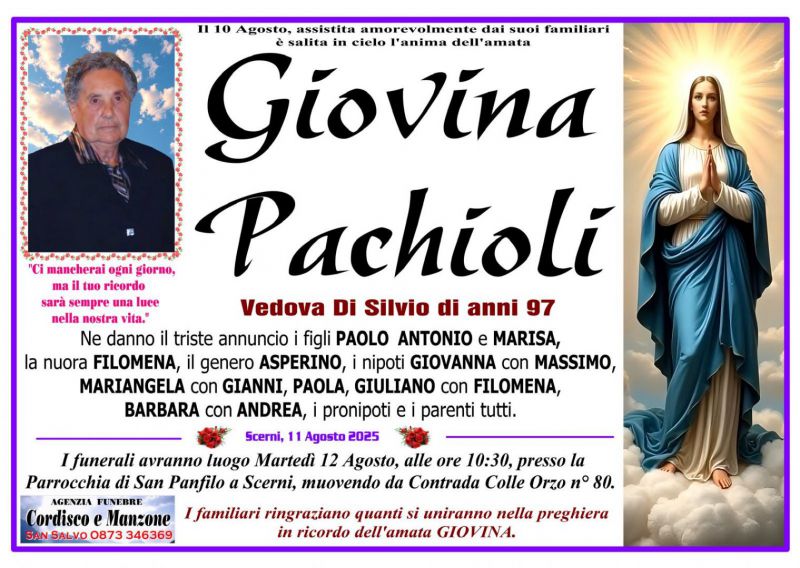 Giovina Pachioli 11/08/2025