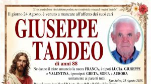 Giuseppe Taddeo 25/08/2025
