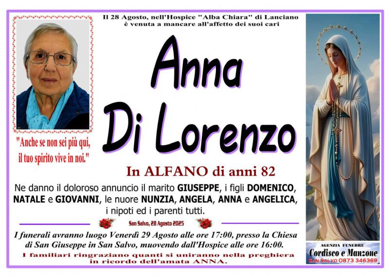 Anna Di Lorenzo 28/08/2025