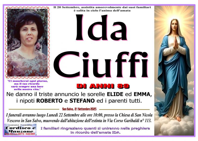 Ida Ciuffi 21/09/2025