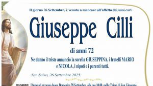Giuseppe Cilli 26/09/2025