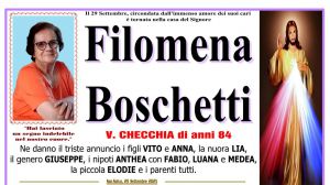 Filomena Boschetti 29/09/2025
