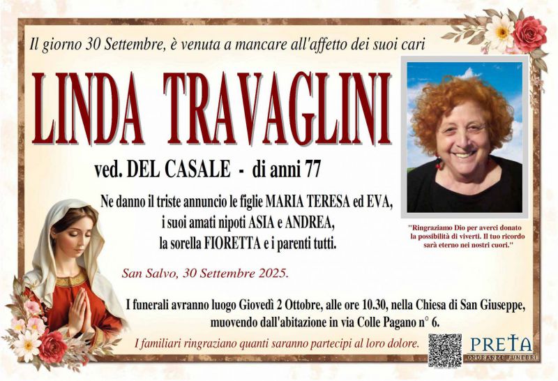 Linda Travaglini 30/09/2025