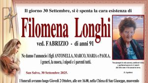 Filomena Longhi 30/09/2025
