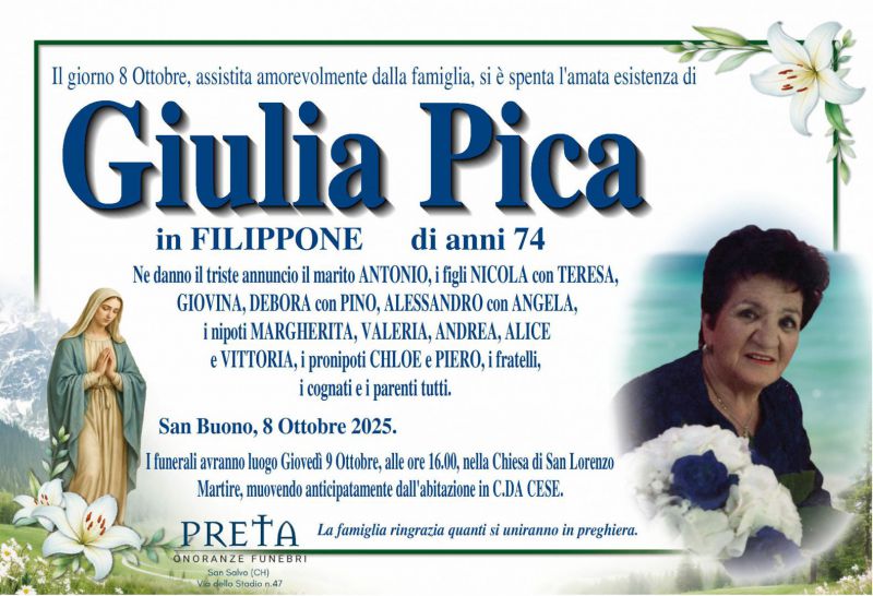 Giulia Pica 8/10/2025