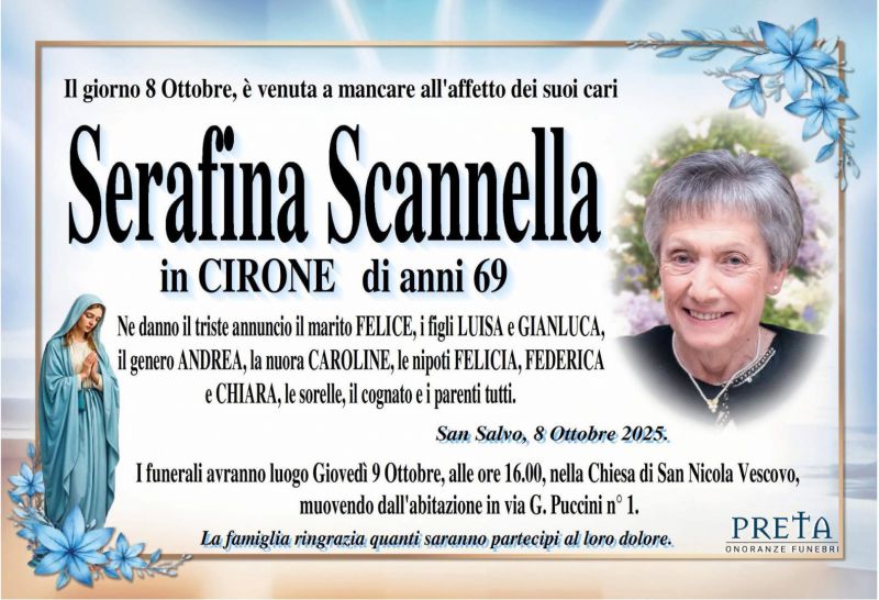 Serafina Scannella 8/10/2025