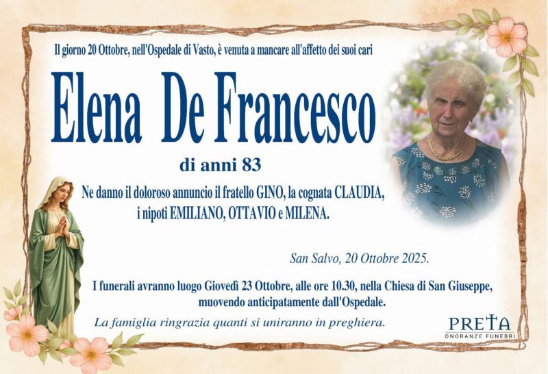 Elena De Francesco 21/10/2025