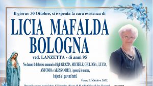 Licia Mafalda Bologna 30/10/2025