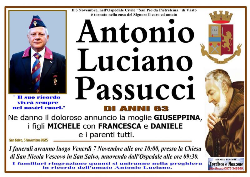 Antonio Luciano Passucci 5/11/2025