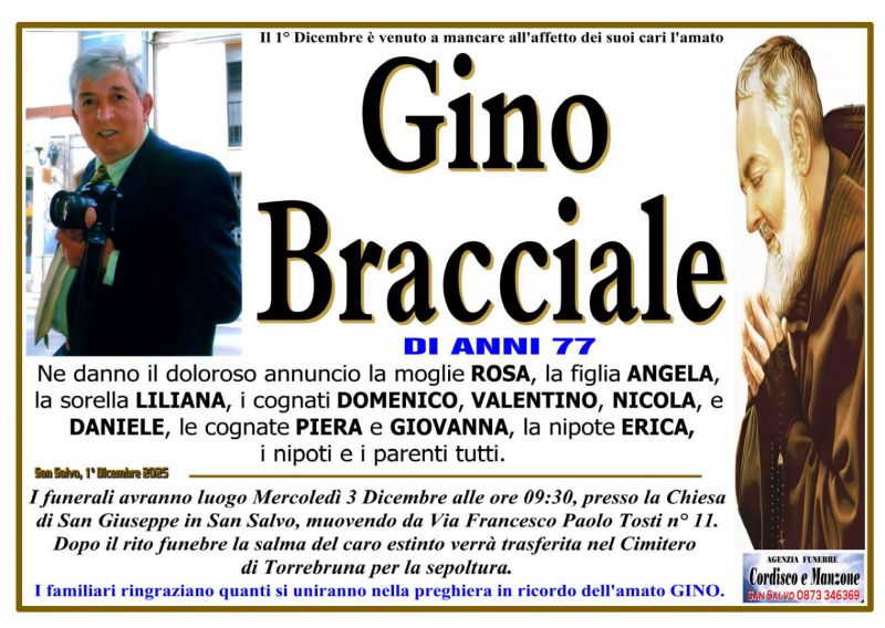 Gino Bracciale 1/12/2025