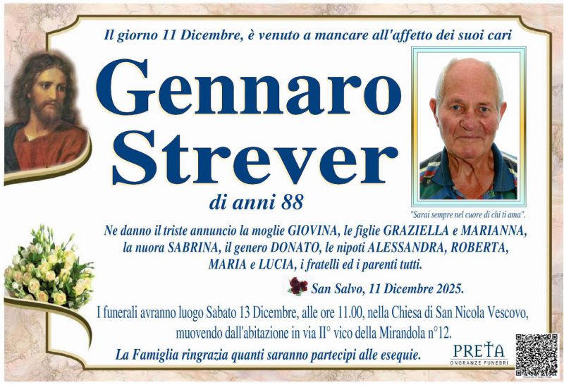 Gennaro Strever 11/12/2025