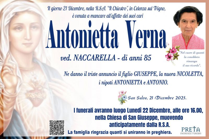 Antonietta Verna 21/12/2025