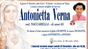 Antonietta Verna 21/12/2025