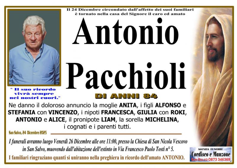 Antonio Pacchioli 24/12/2025
