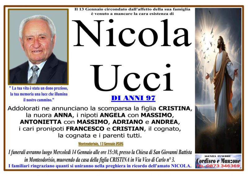 Nicola Ucci 13/01/2026
