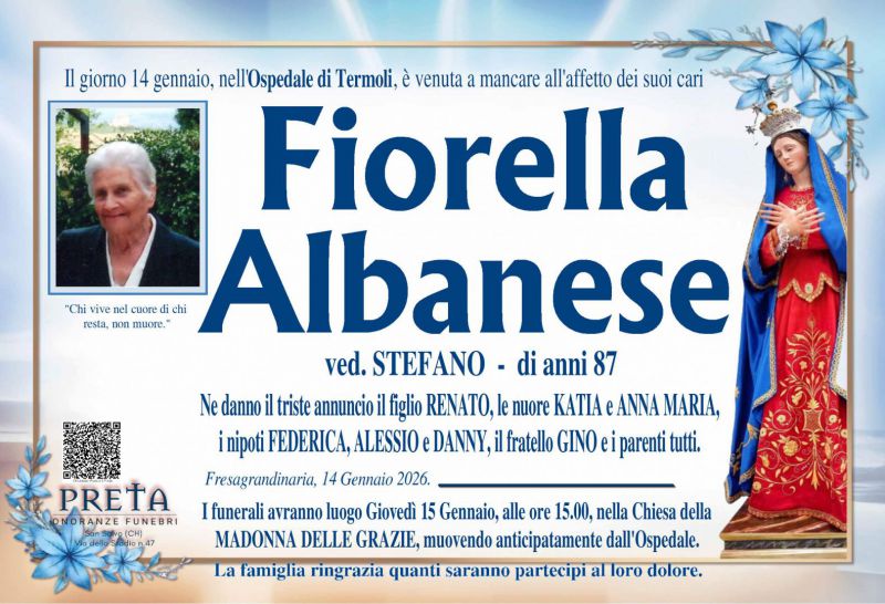 Fiorella Albanese 14/01/2026