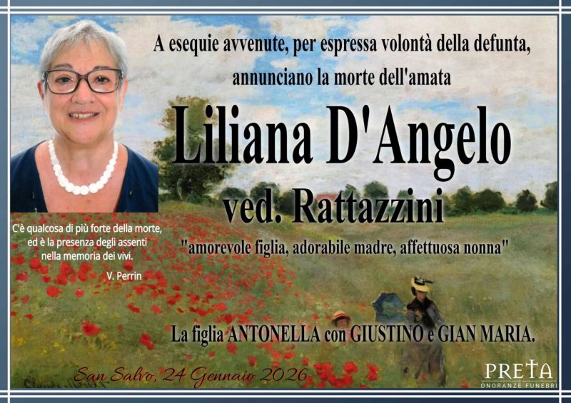 Liliana D’Angelo 24/01/2026
