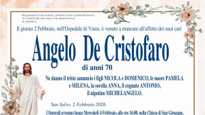 Angelo De Cristofaro 2/02/2026