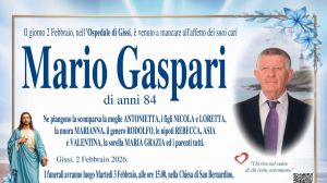 Mario Gaspari 2/02/2026