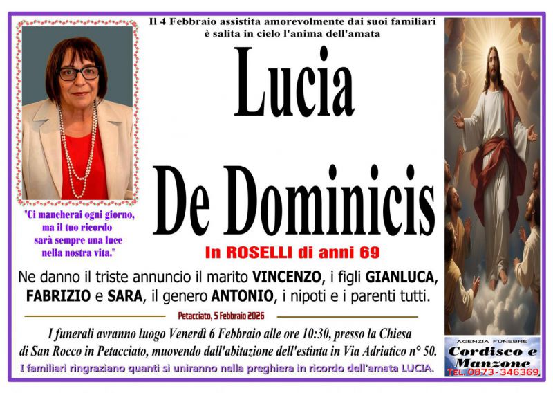 Lucia De Dominicis 5/02/2026