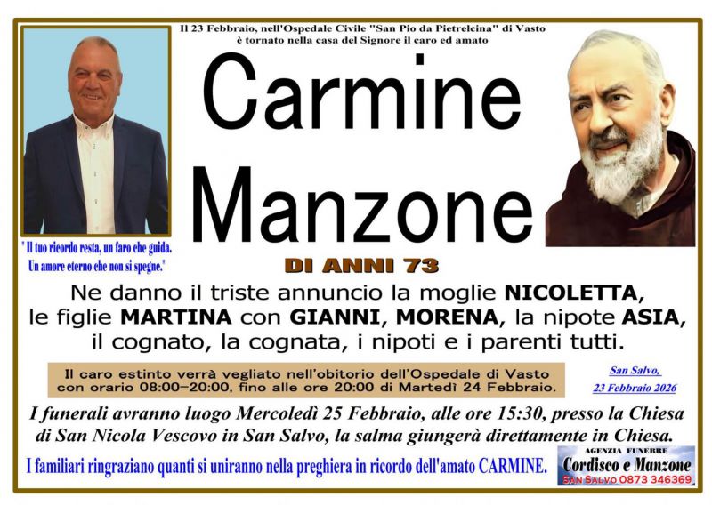 Carmine Manzone 23/02/2026