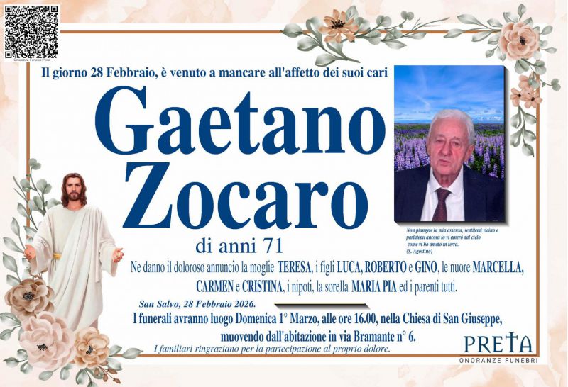 Gaetano Zocaro 28/02/2026