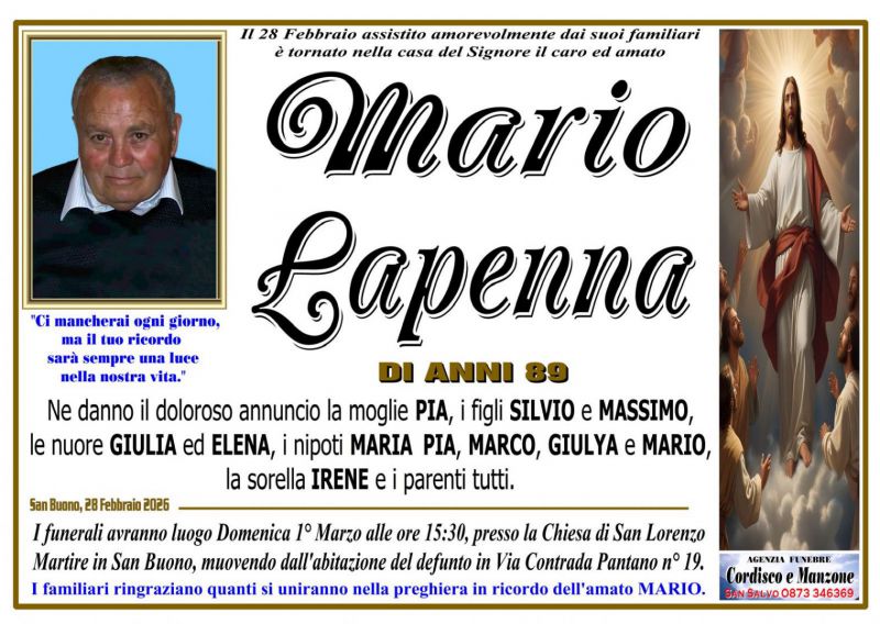 Mario Lapenna 28/02/2026