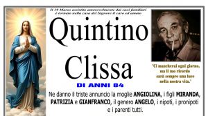 Quintino Clissa 20/03/2026