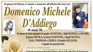 Domenico Michele D’Addiego 24/03/2026