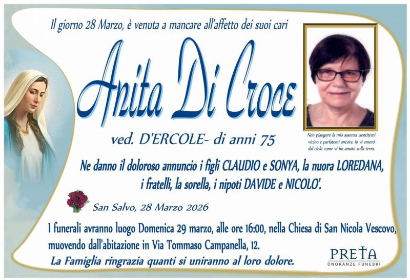 Anita Di Croce 28/03/2026
