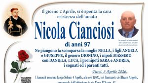 Nicola Cianciosi 3/04/2026