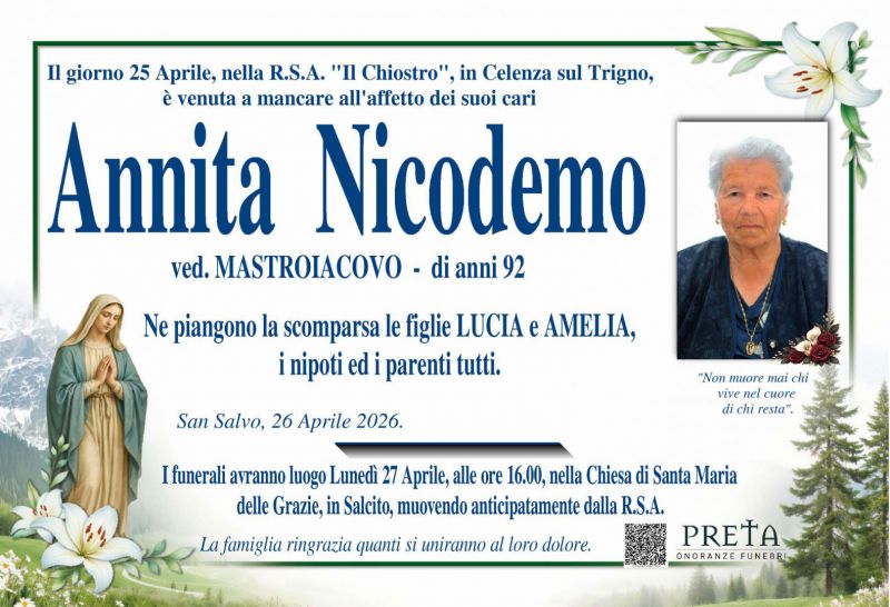 Annita Nicodemo 26/04/2026