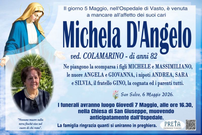 Michela D’Angelo 6/05/2026