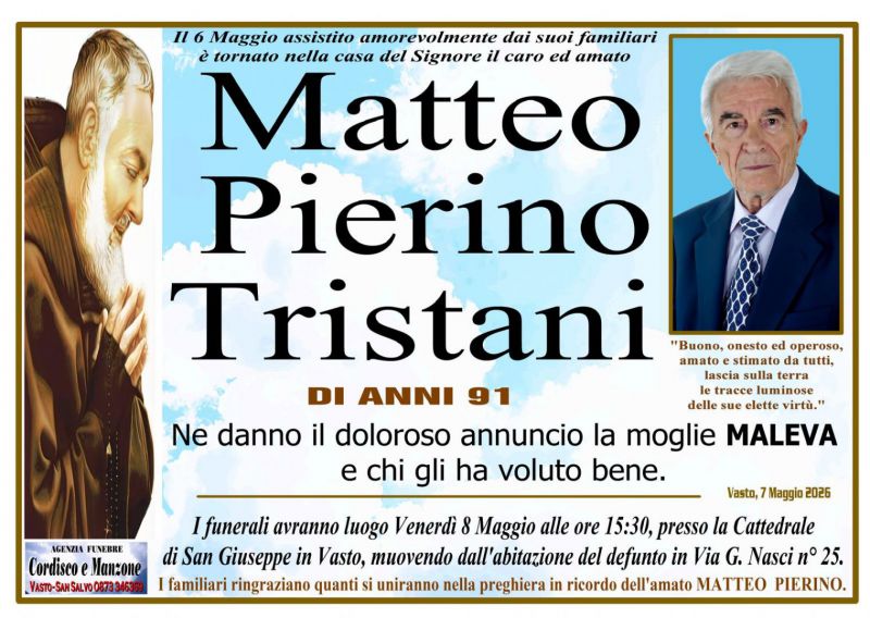 Matteo Pierino Tristani 7/05/2026