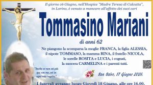 Tommasino Mariani 16/06/2026