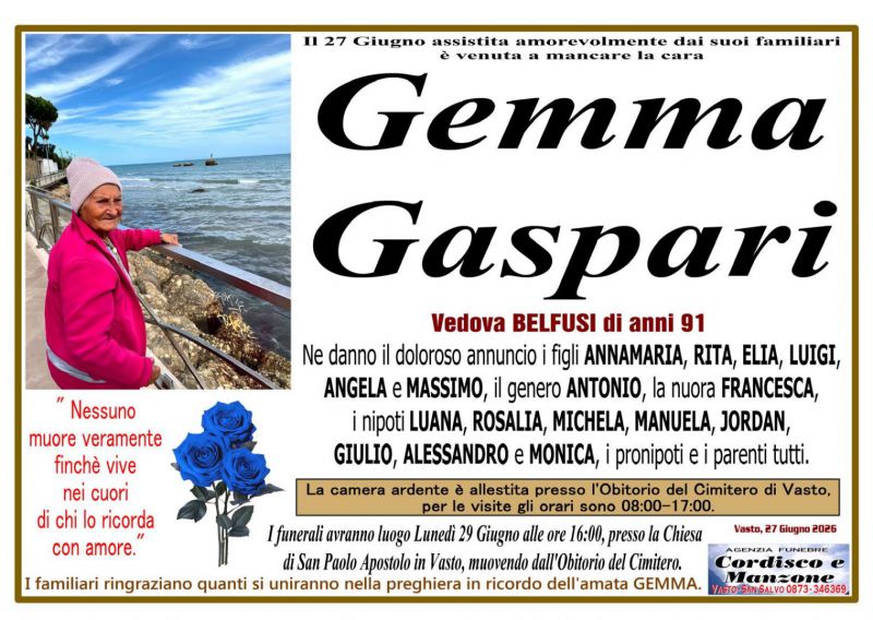 Gemma Gaspari 27/06/2026