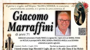 Giacomo Marraffini 6/07/2026