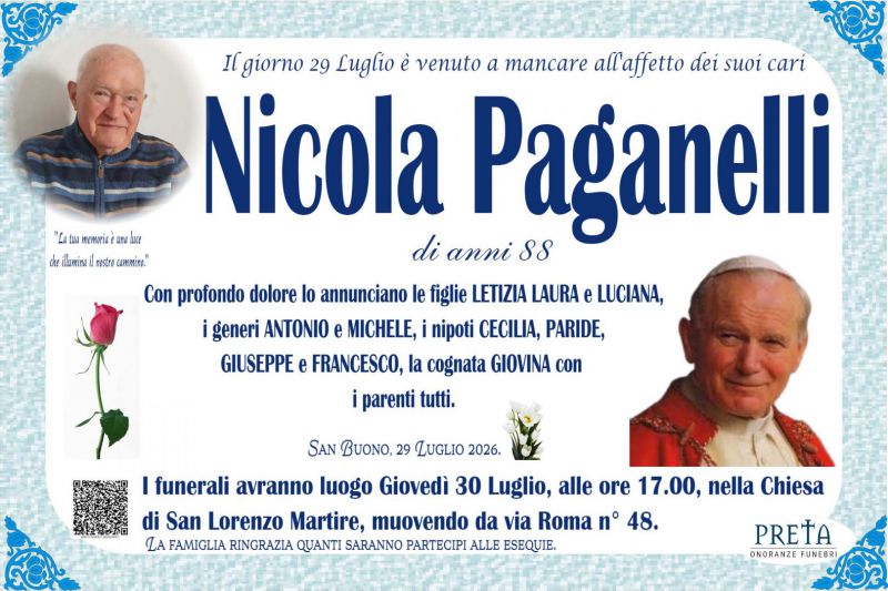 Nicola Paganelli 29/07/2026