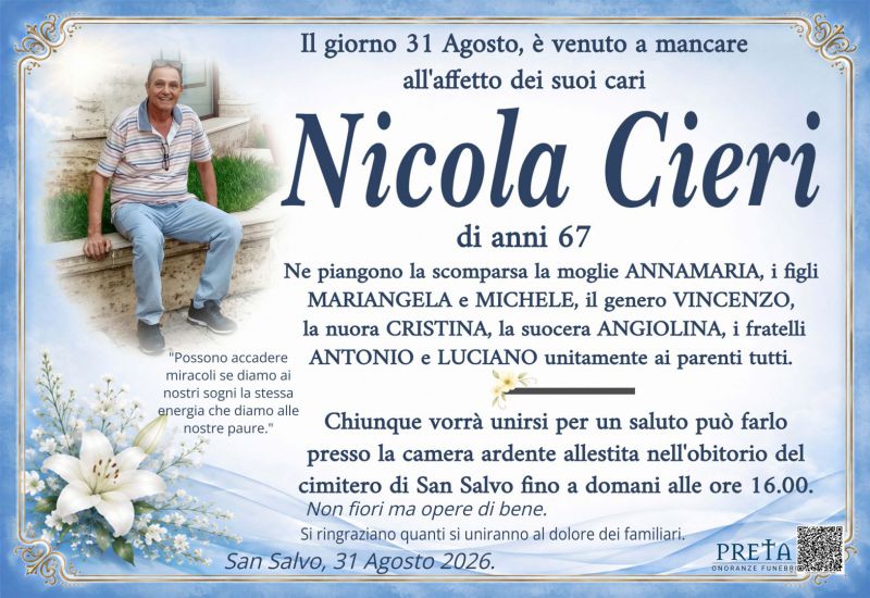 Nicola Cieri 31/08/2026