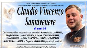 Claudio Vincenzo Santavenere 8/09/2026