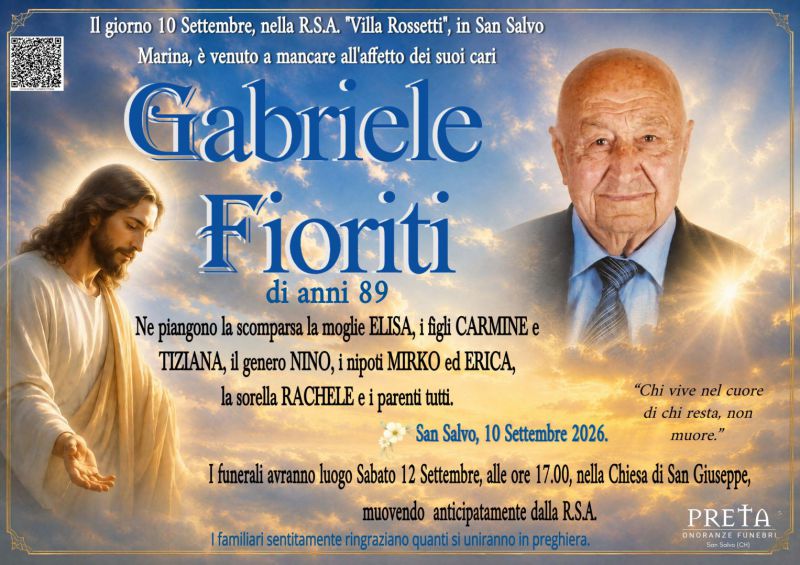 Gabriele Fioriti 10/09/2026