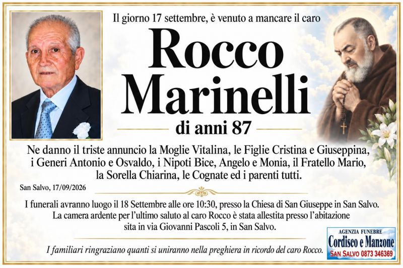 Rocco Marinelli 17/09/2026