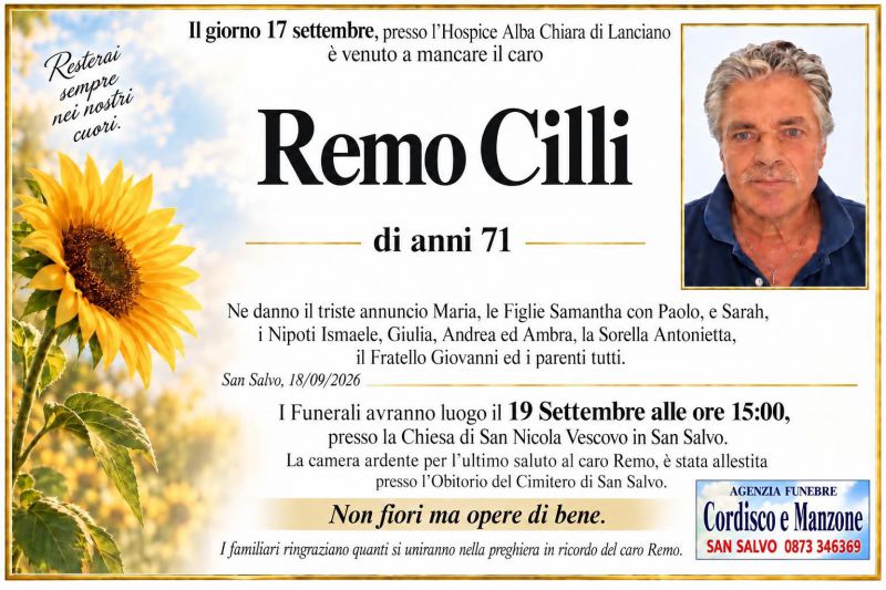 Remo Cilli 18/09/2026