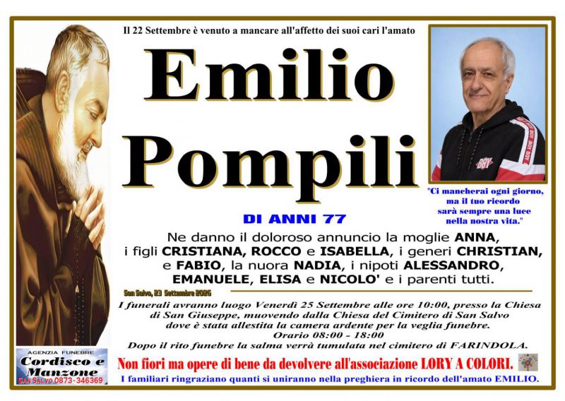 Emilio Pompili 23/09/2026