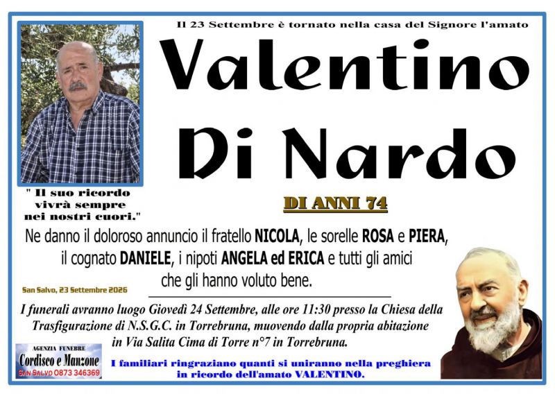 Valentino Di Nardo 23/09/2026