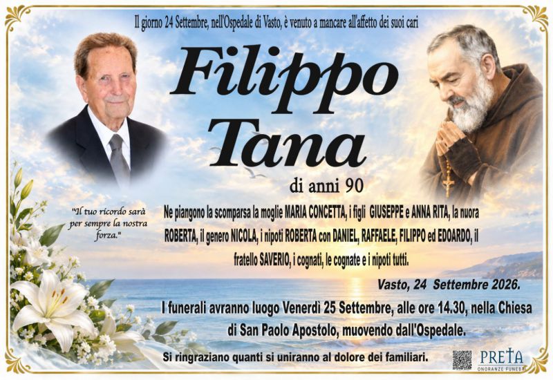 Filippo Tana 24/09/2026