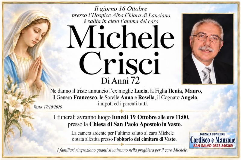 Michele Crisci 17/10/2026