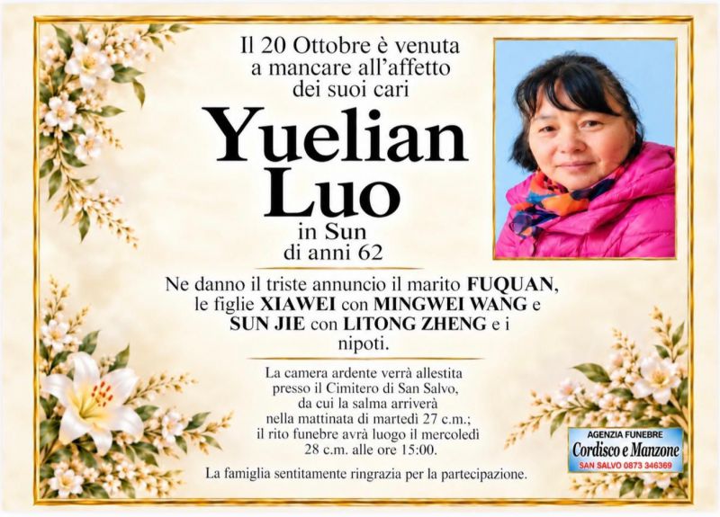 Yuelian Luo 26/10/2026